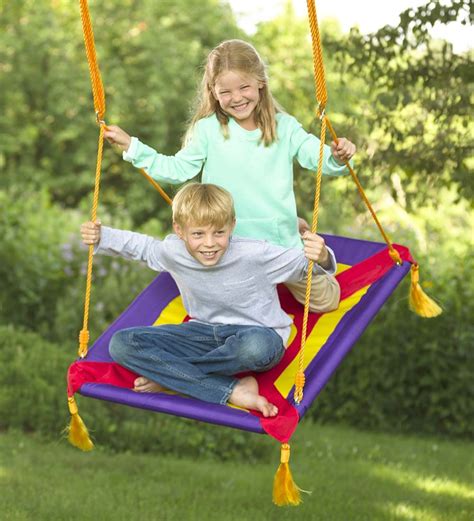 From Docile to Daring: Discovering the Courage-Building Benefits of a Magic Carpet Swing Set